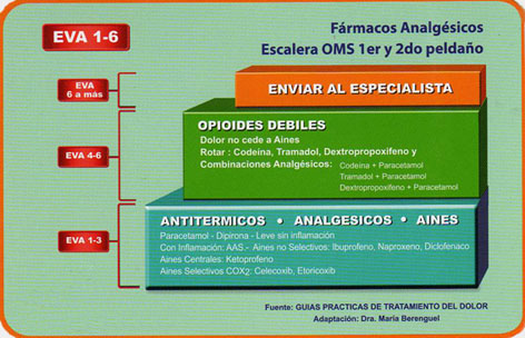 ESCALERA ANALGESICA OMS escalera analgesica oms: